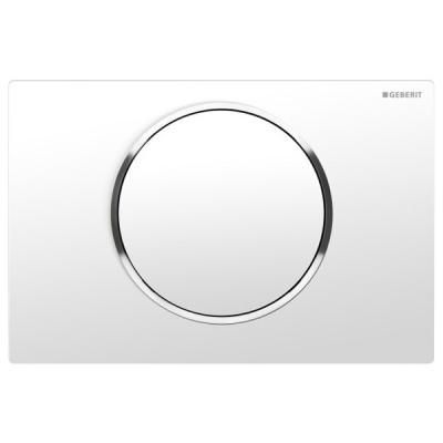 Кнопка смыва Geberit Sigma 10 115.758.JT.5 белый матовый/хром гланцевый