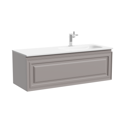 Тумба подвесная SANCOS Very  правая 1195х445х406, c одним  ящиком оснащенным доводчиками, Doha Soft , VR120RSM