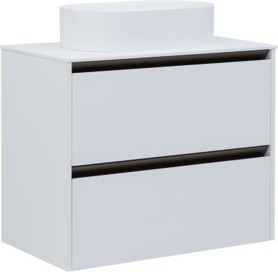 Тумба под раковину Allen Brau Activity 80 1.34012.WM белый матовый/олива браш