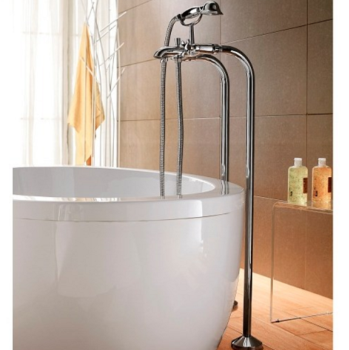 Смеситель Bravat Summer Rain F677111C-B отдельностоящий для ванны