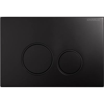Кнопка смыва Charus Spazio FP.330.DW.02 для инсталляции, черный матовый