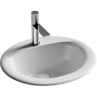 Раковина Ceramica Nova Sun CN6080 51,5x45,5 см, встраиваемая сверху, белый