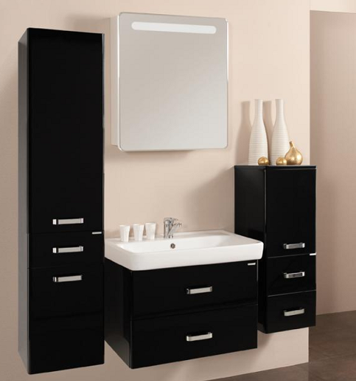 Тумба под раковину Aquaton Америна 1A137601AM950 70 чёрный