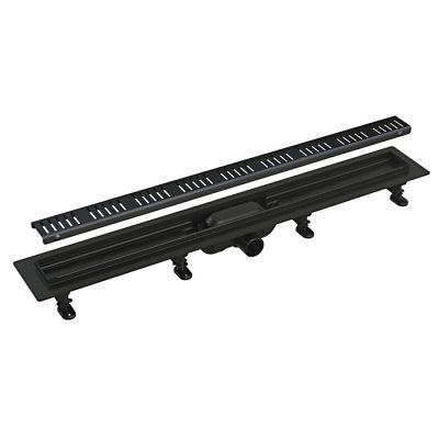 Душевой трап Gappo G88007-56 70х800 черный