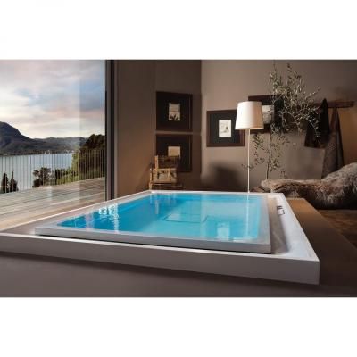 Ванна Gruppo Treesse Fusion V863D+STATA+CROLED 230х180 с гидромассажем, белый