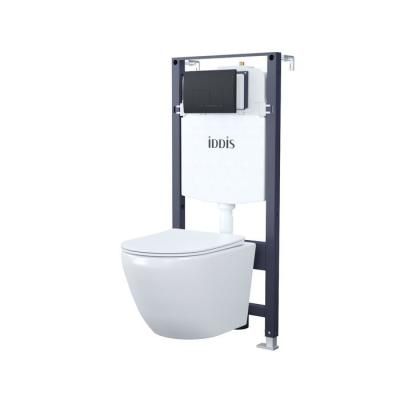 Комплект 3в1: подвесной унитаз, инсталляция и клавиша смыва IDDIS (BAFOSBBYQ0PE2iNT73WS)