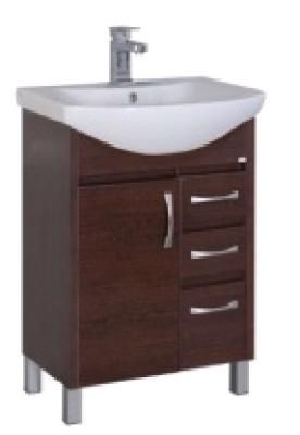 Тумба под раковину Aquanet Донна 00176071 60, 3 ящика, венге