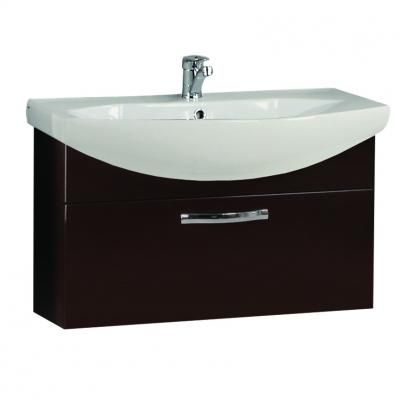 Тумба с раковиной Aquaton Ария 1A141701AA430 80 темно-коричневый