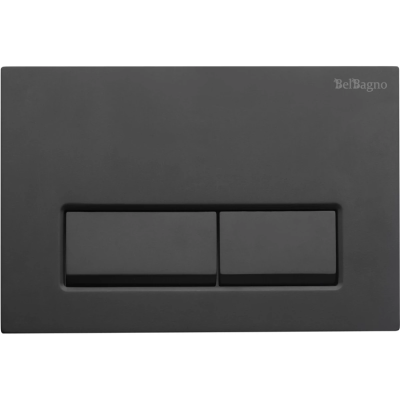Кнопка смыва BelBagno BB-15R-NERO.M для инсталляции, черный матовый