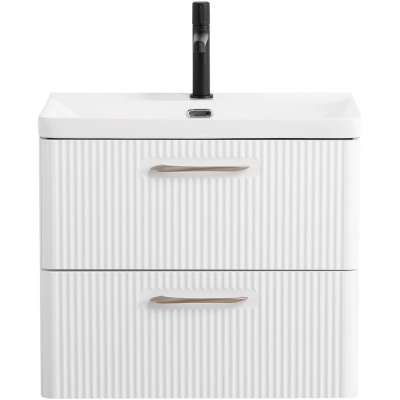 Тумба под раковину BelBagno Due DUE-500-2C-SO-BL-P 50,6 см, подвесная, Bianco Lucido