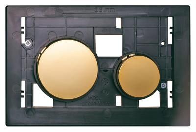 Кнопка смыва Tece Loop Modular 9240668 золото без лицевой панели