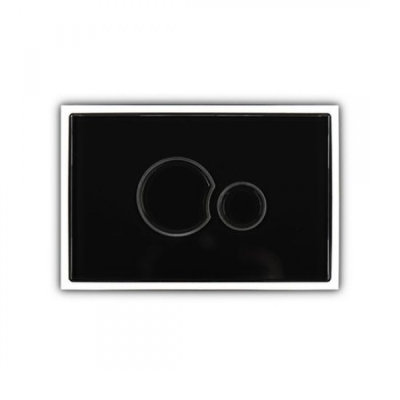 Кнопка смыва Sanit S721 16.721.C8.0000 черный/черный