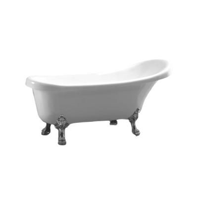 Акриловая ванна Cerutti SPA Vico CT7204 150x75 хромированные ножки