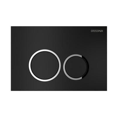 Кнопка смыва Grossman Galaxy 700.K31.01.210.210 черный матовый