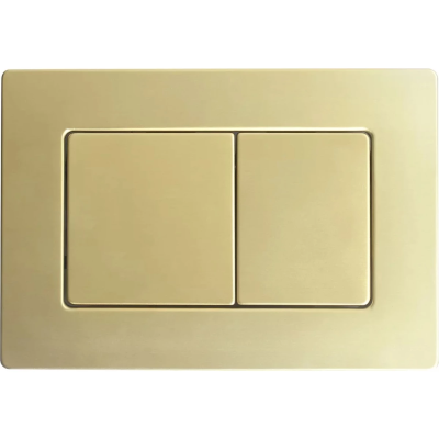 Кнопка смыва Veconi Flush V9 FLV9-G для инсталляции, золотой матовый