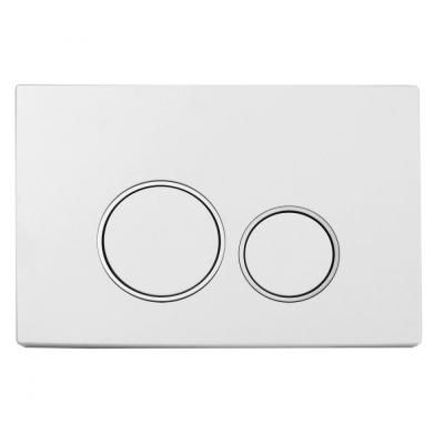 Кнопка смыва Boheme 661 белый, хром