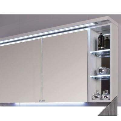 Шкаф-зеркало Puris Crescendo S2A43926R(169) 90 R серый структурный