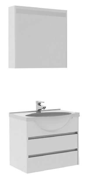 Тумба под раковину Aquanet Лайн 00164933 60 белая