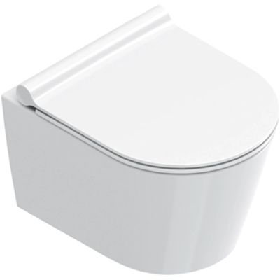 Унитаз подвесной Catalano Zero 0111460001 безободковый, торнадо, белый глянец