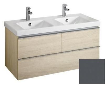 Тумба для комплекта Jacob Delafon Odeon Up EB892-N14 120 см, 3 ящика, серый антрацит