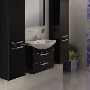 Тумба под раковину Aquaton Ария М 1A123301AA950 65 черный