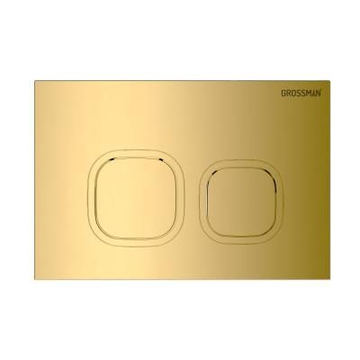 Кнопка смыва Grossman Cosmo 700.K31.02.300.300 золото глянцевое