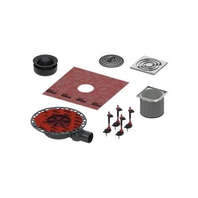 Душевой трап Tece TECEdrainpoint S KDP-S110 с сифоном DN 50, с декоративной решеткой, боковой выпуск