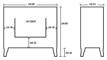 Тумба с раковиной Tiffany World Veronica Ver 71 bi puro/cer 71 белый матовый/керамика