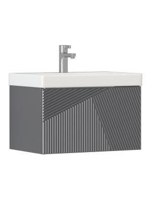 Тумба подвесная Velvex Edge 60.1Y, графит (tp.EDG.9696.60.1Y графит)