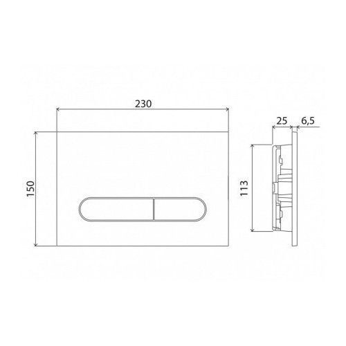 Комплект 4 в 1 BelBagno DUE  унитаз подвесной+инсталляция+кнопка смыва+крышка-сиденье