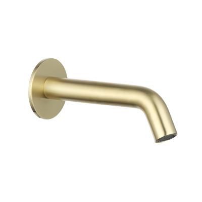 Излив встраиваемый AQUAme AQM8302BG 110-180мм, латунь, золото шлифованное