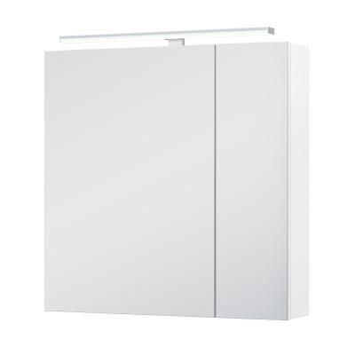 Шкаф VIGO навесной с зеркалом Plaza 700 со светильником (zsh.PLA.70.El)