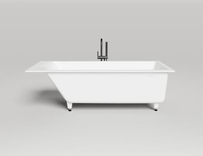 Ванна Salini Cascata Kit 104513G 180х80 материал S-Sense, белый глянцевый