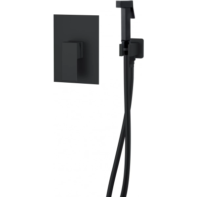 Гигиенический душ D&K Bayern.Liszt DA1515005 со смесителем, черный матовый