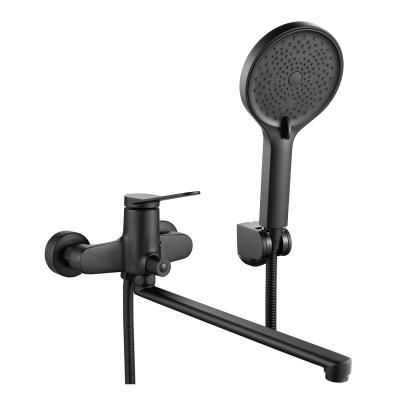 Смеситель для ванны Shevanik S6KQ22IA2HXC черный