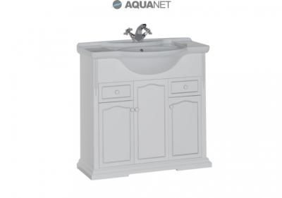 Тумба для комплекта Aquanet Тулуза 85 белая