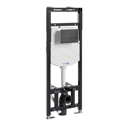 Система инсталляции для унитазов WasserKRAFT Alme 15TLT.010.ME.MB04 белый, черный матовый