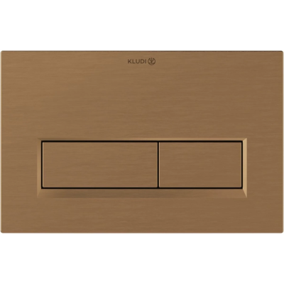 Кнопка смыва Kludi Unifix 32PP01N1 для инсталляции, бронза матовая
