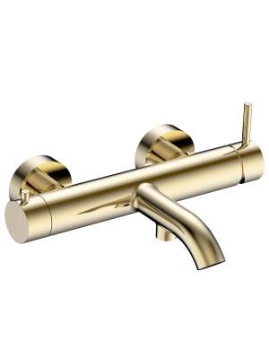 Смеситель для ванны  AQUAme Siena, Brushed gold