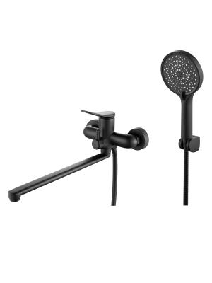 Смеситель для ванны Shevanik S4722H, Черный