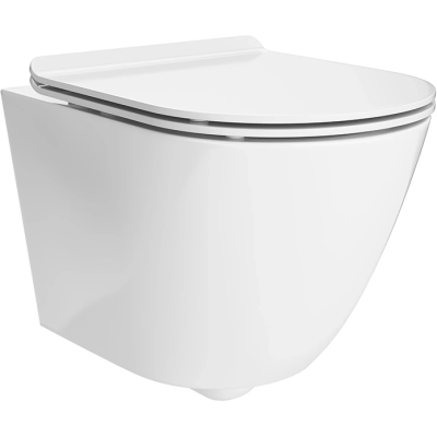 Унитаз подвесной Kerama Marazzi Sfera SF.wc.02 безободковый, белый глянец