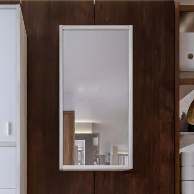 Зеркальный шкаф Бриклаер БАЛИ 40 см правый, лиственница/белый