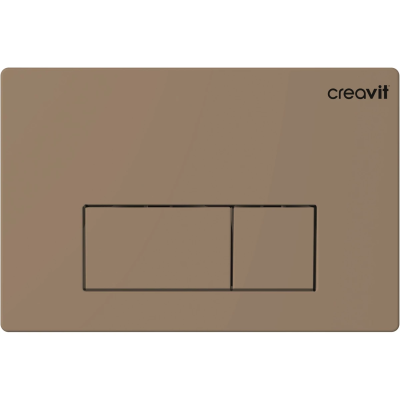 Кнопка смыва Creavit Arc GP8002.06 для инсталляции, капучино матовый