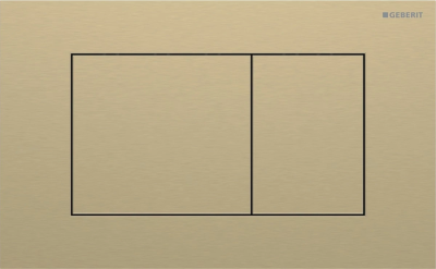 Кнопка смыва Geberit Sigma 40 115.629.QF.1 для инсталляции, латунь матовая