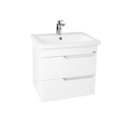 Тумба VIANT "Куба" COMO 60 2 ящика подвесная белая 430х560х560 (VKUB60CO-T2YP)