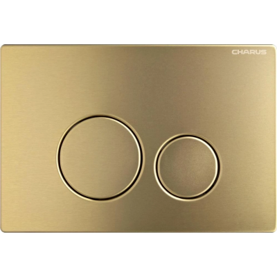 Кнопка смыва Charus Robusto FP.330.BTG.05для инсталляции, темное золото матовый