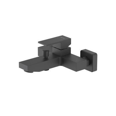 Смеситель для ванны AQUATEK, матовый черный AQ1640MB ЛИБРА, Черный матовый