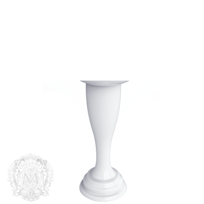 Пьедестал для раковины Migliore Milady 22806 тонкий, белая керамика