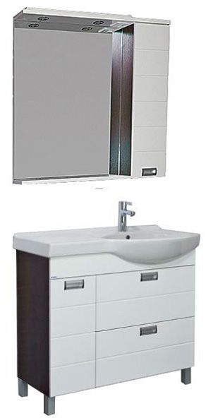 Тумба под раковину Aquanet Сити 00177502 90 R, венге