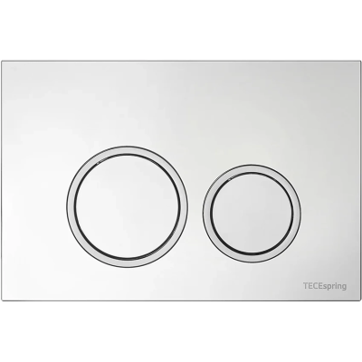 Кнопка смыва Tece TECEspring R 9940101 для инсталляции, хром/матовый хром/хром